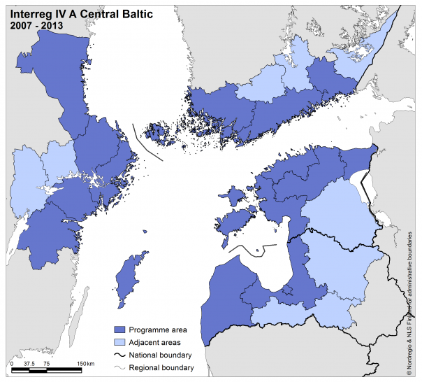 Central Baltic Map